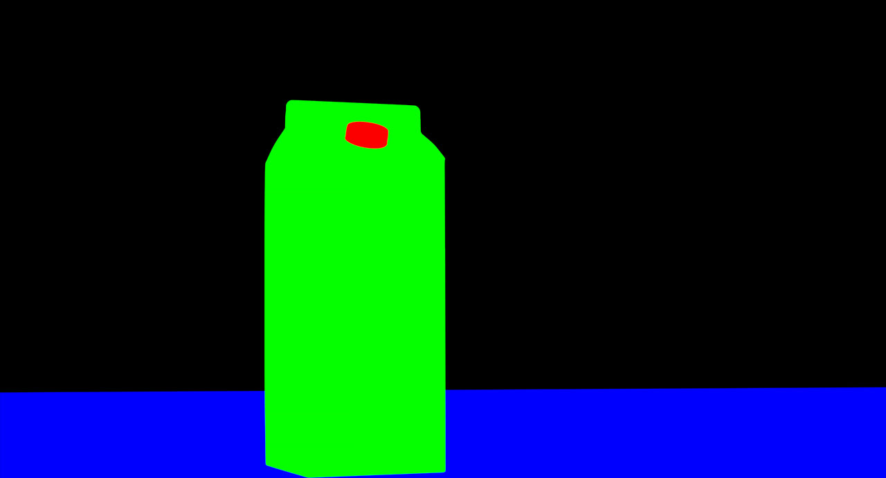 RGB MATTE RENDER